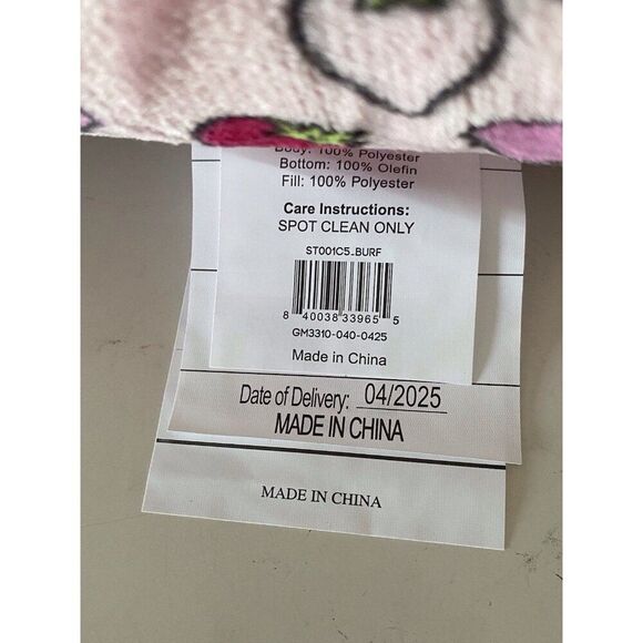 Strawberry Shortcake Dog Cat Pet Cuddler Bed 20 X 16 X 6” Pink Soft Velvet NEW - Picture 16 of 16